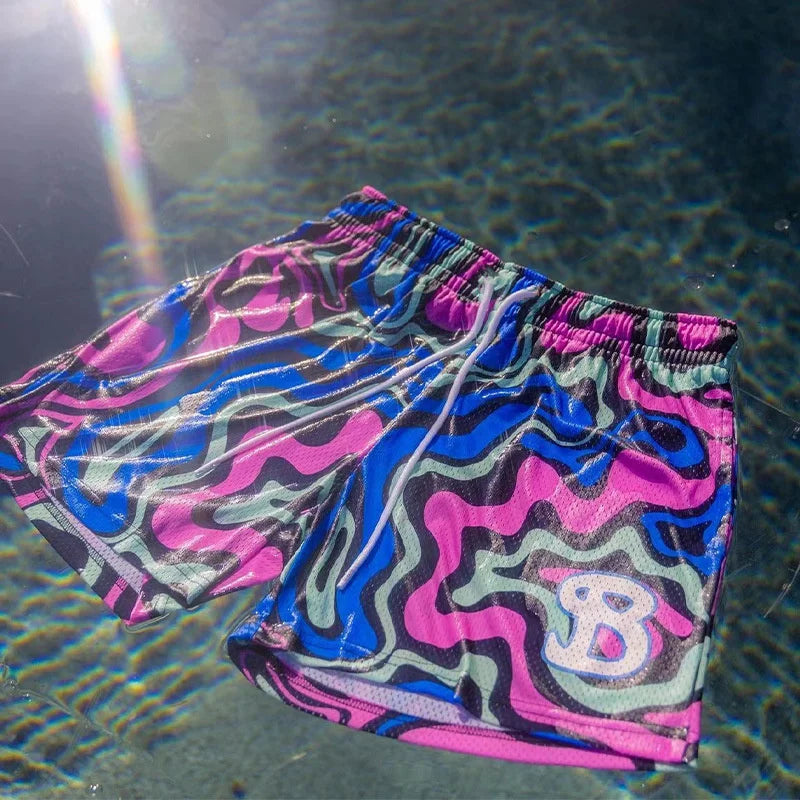 2025 Summer new style BUCKETSQUAD Basketball Mesh Running quick drying quarter High quality sports shorts men sportswear