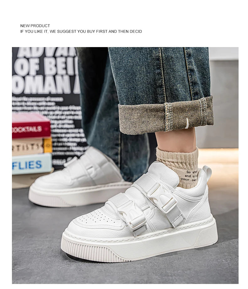 2025 New Versatile Casual Sports Board Shoes for Men, Trendy and Fashionable Thick Soled, Niche and Personalized Trendy Shoes