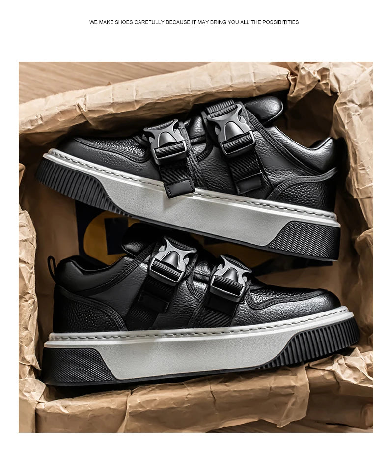 2025 New Versatile Casual Sports Board Shoes for Men, Trendy and Fashionable Thick Soled, Niche and Personalized Trendy Shoes