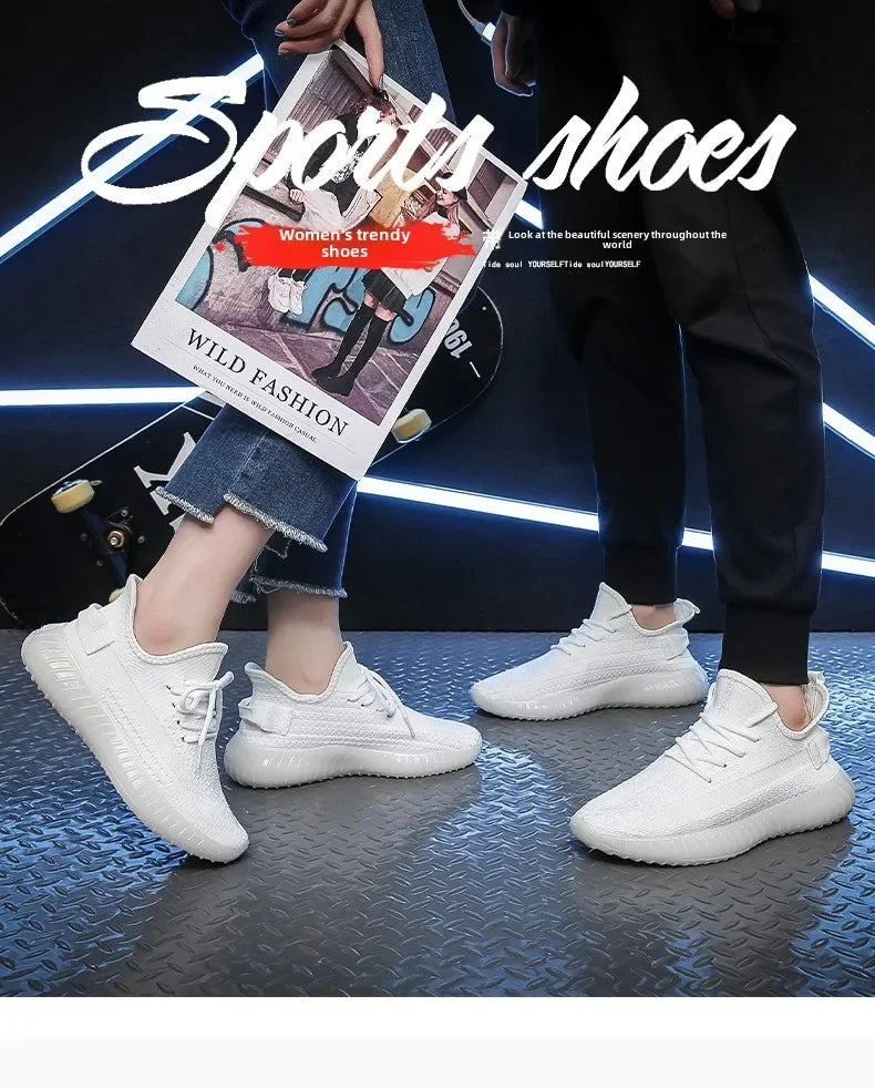 2025 Pure White Ice Cream Sports Casual Shoes Men's Women's Style Khaki Drill For Galaxy Ama Sesame Star Shoes Breathable Summer