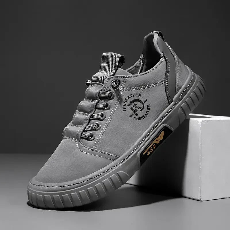 2025 Men Casual Shoes Breathable Black Sneakers Fashion Driving Walking Tennis Shoes for Male Skate Flats Zapatillas Hombre