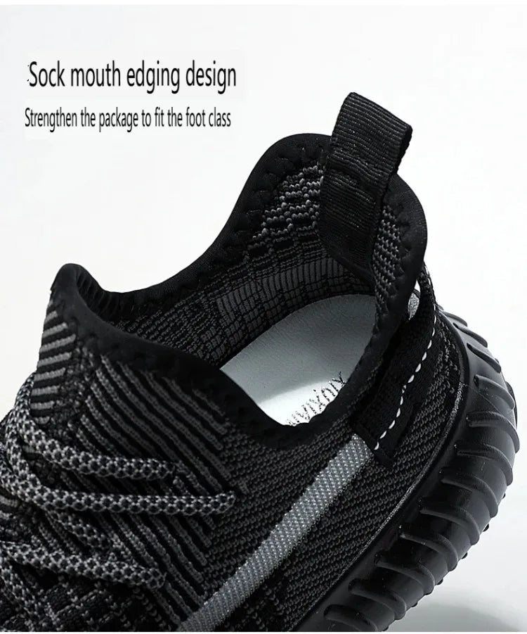 2025 Spring and Summer New Mesh Shoes Lightweight Breathable Casual Flying Knitting Sneakers Couple Mesh Shoes