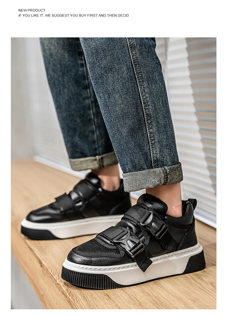 2025 New Versatile Casual Sports Board Shoes for Men, Trendy and Fashionable Thick Soled, Niche and Personalized Trendy Shoes