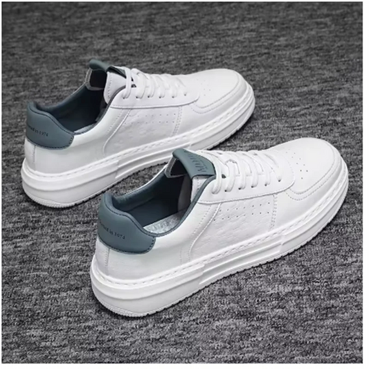 2025 Low Price Sneakers Practical Thick Soled Casual Shoes Wear Resistant Outdoor Run Shoes Comfortable Soft Leather Board Shoes