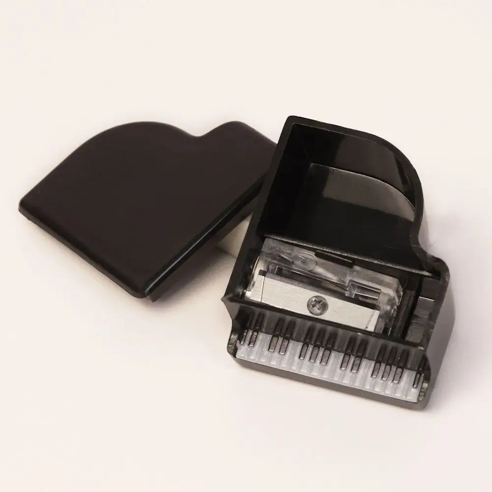 4Pcs Piano Shaped Pencil Sharpener Portable Gift Music Stationery Home Artists Engineers for Sketch Pencils Student Supply