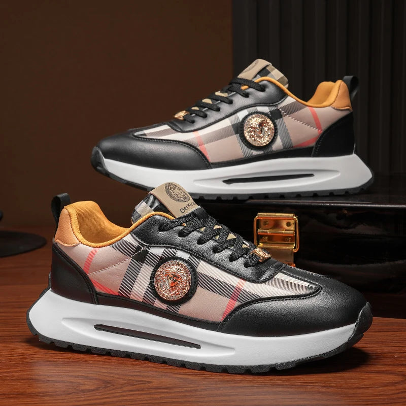 Summer New Anti-slip Wear-resistant Thick Bottom Increase Outdoor Comfort Couples Leisure Fashion Trend All Match Sneakers