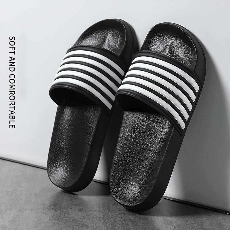 Summer Men's Slides Man Shoe Non-slip Casual Slippers Indoor Outdoor EVA Sandalias Beach Garden Sandals Size39-48