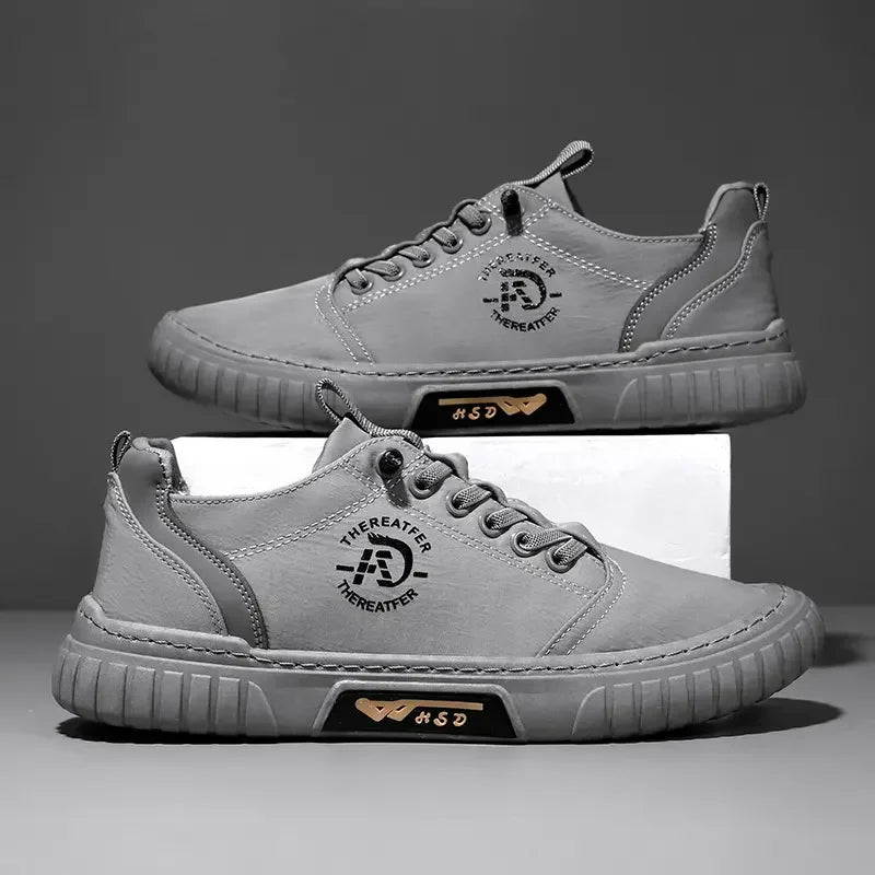 2025 Men Casual Shoes Breathable Black Sneakers Fashion Driving Walking Tennis Shoes for Male Skate Flats Zapatillas Hombre
