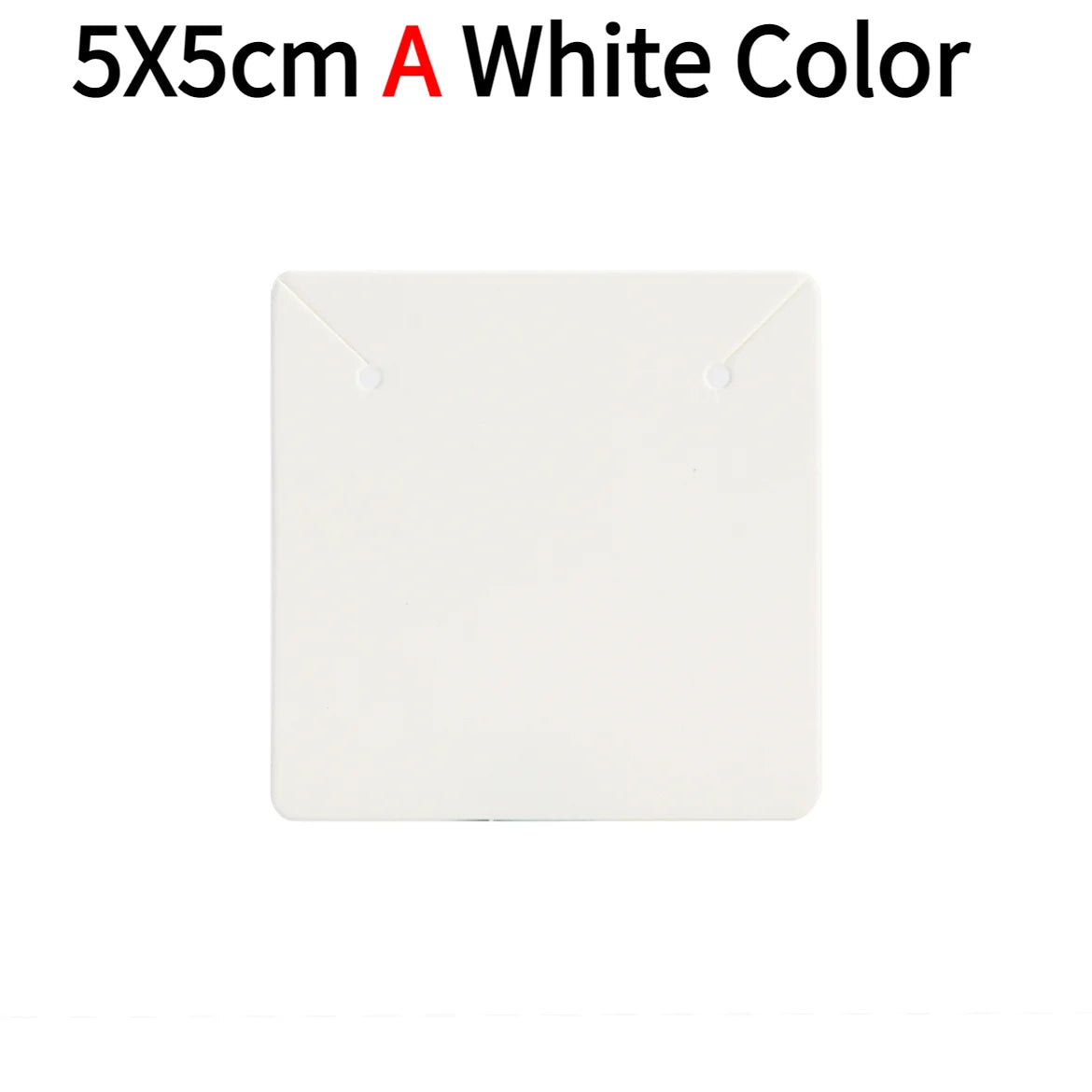 50pcs Opp Self-adhesive Plastic Bag Earrings Display Necklaces Cards For Jewelry Making Cardboard Paper DIY Packages Supply