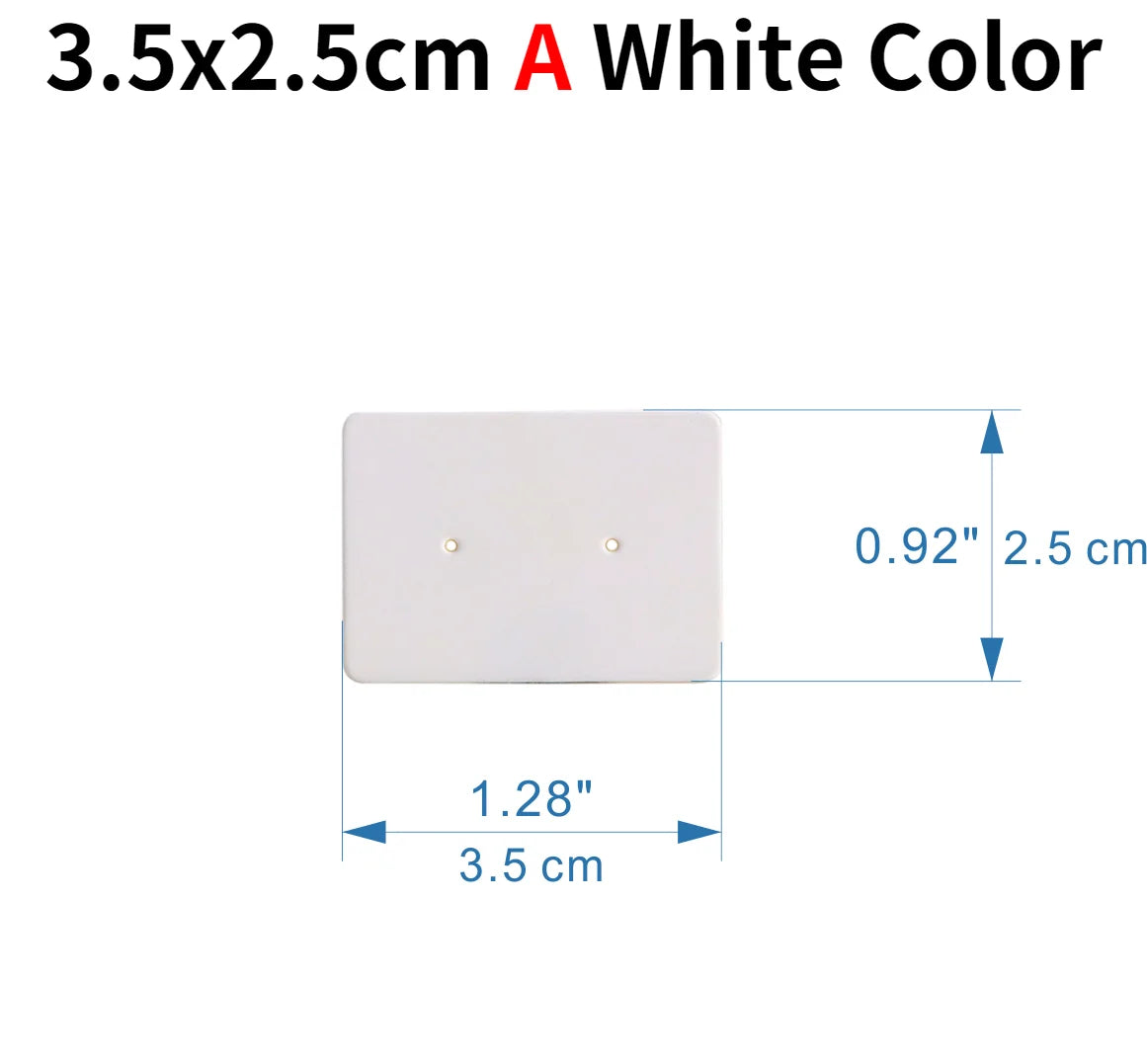 50pcs Opp Self-adhesive Plastic Bag Earrings Display Necklaces Cards For Jewelry Making Cardboard Paper DIY Packages Supply