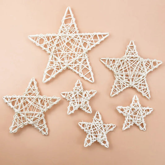 10/15/20CM Tree Root Vine Festival Star Wreath Home Decoration Accessories Wedding Background Diy Artificial Plants Wholesale