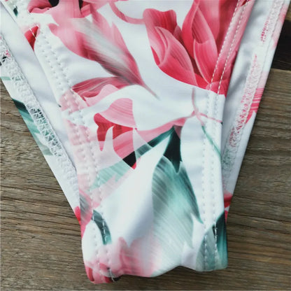 2024 Sexy Brazilian Bikinis Women Swimsuit Padded Swimwear Halter Bikini Set Push Up Beach Wear Bathing Suit Swimming Maillot