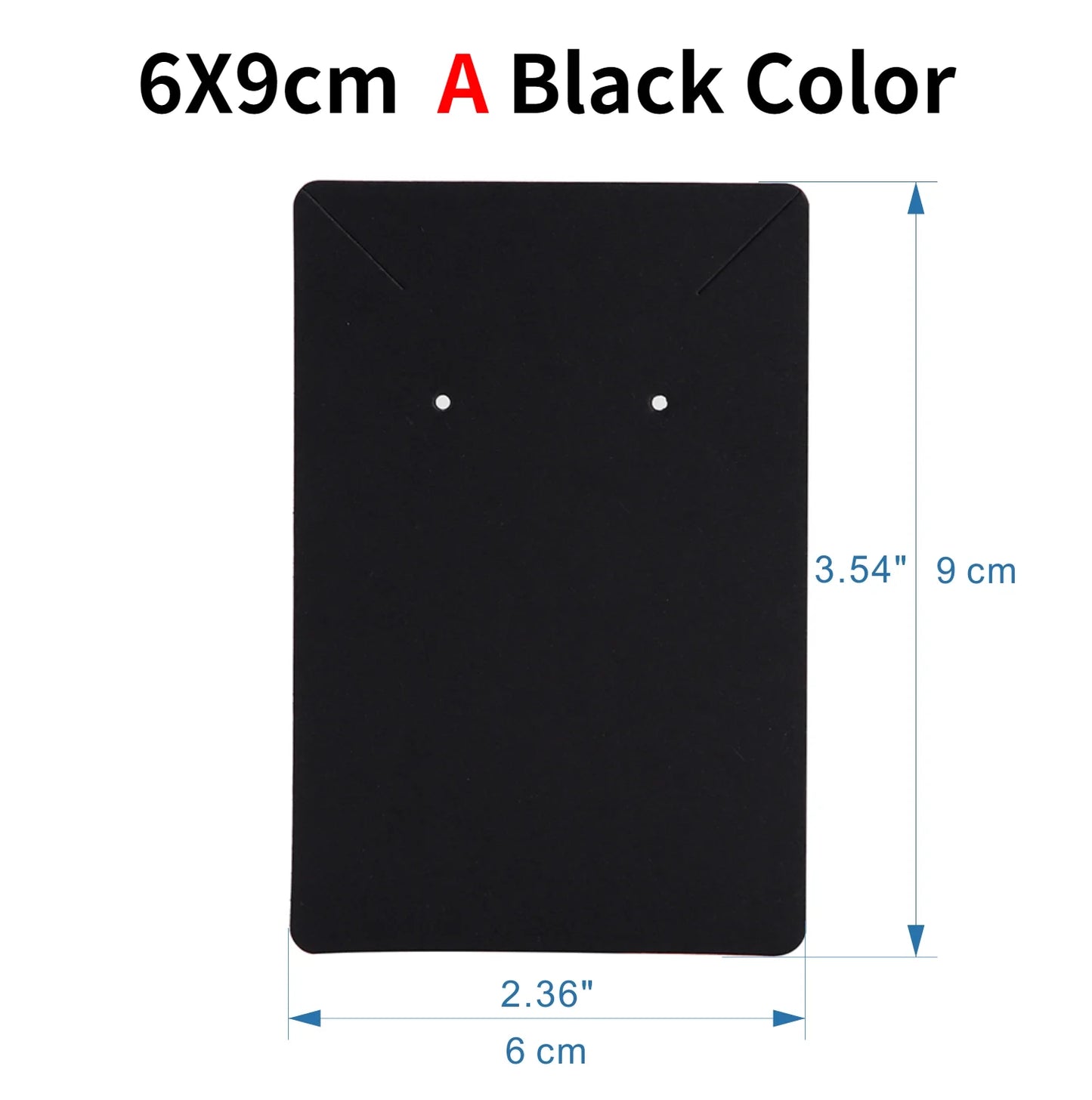 50pcs Opp Self-adhesive Plastic Bag Earrings Display Necklaces Cards For Jewelry Making Cardboard Paper DIY Packages Supply