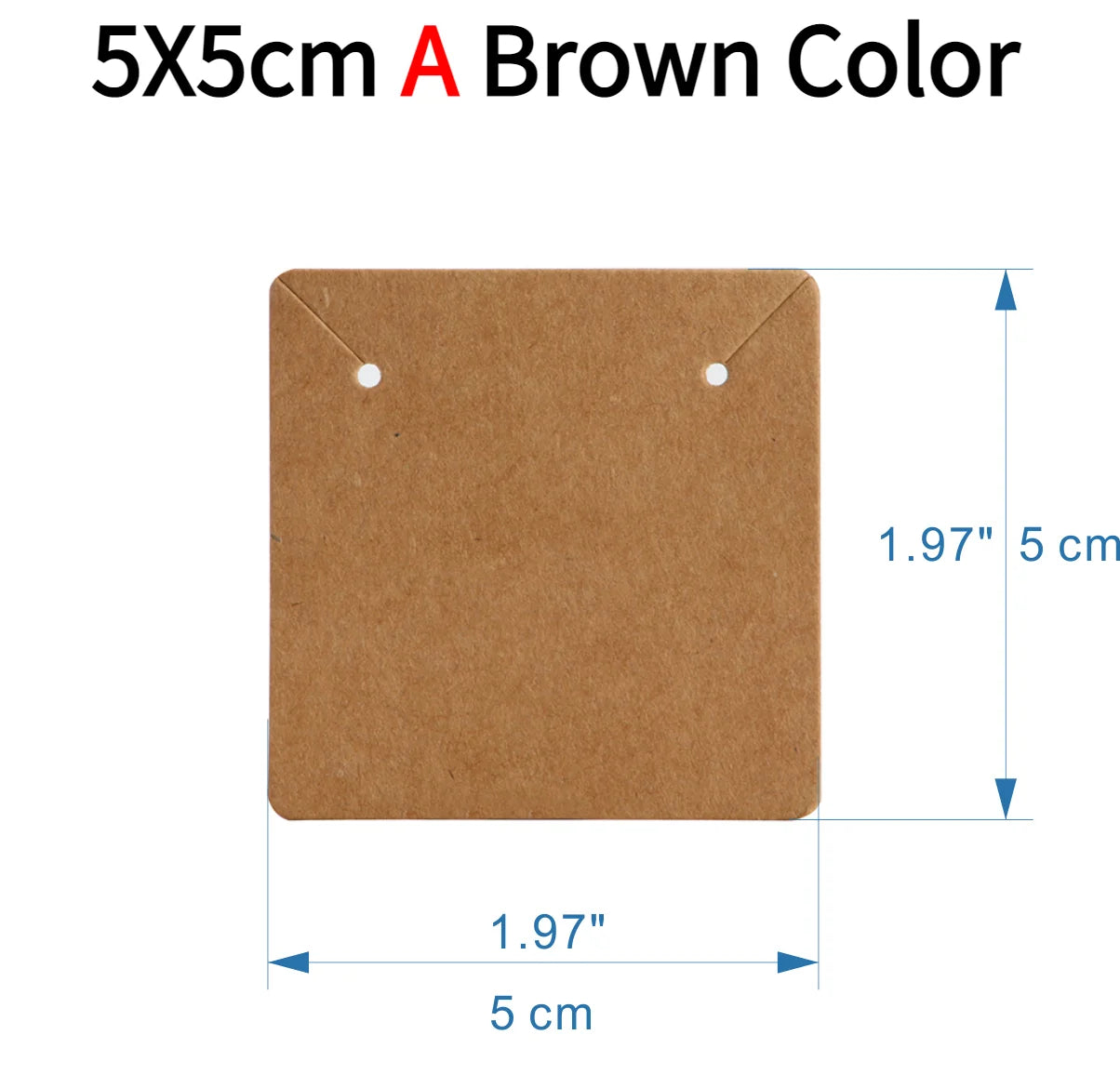 50pcs Opp Self-adhesive Plastic Bag Earrings Display Necklaces Cards For Jewelry Making Cardboard Paper DIY Packages Supply