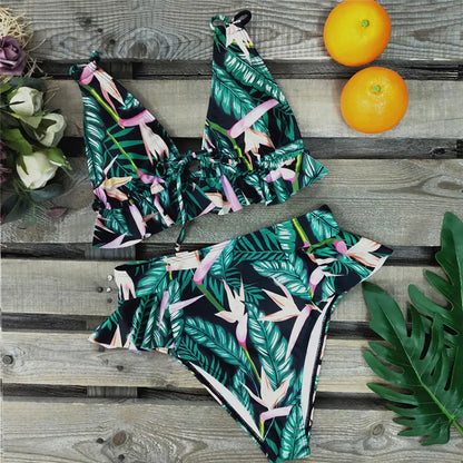 2024 Sexy Brazilian Bikinis Women Swimsuit Padded Swimwear Halter Bikini Set Push Up Beach Wear Bathing Suit Swimming Maillot