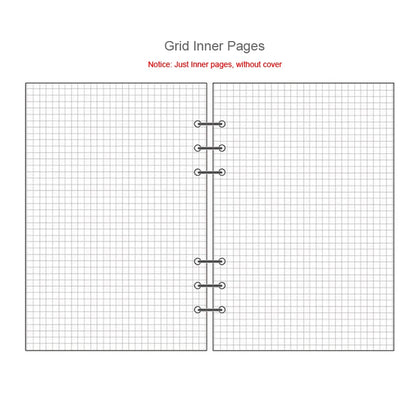 A5 A6 Loose Leaf Notebook Refill Spiral Binder Inner Page Diary Weekly Monthly Planner To Do List Line Dot Grid Inside Paper