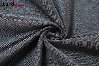 Weird Puss Y2K Low Waist Flare Pants Women Drawstring Ruched Long Trousers Elastic Casual Streetwear Fashion Bandage Bottoms