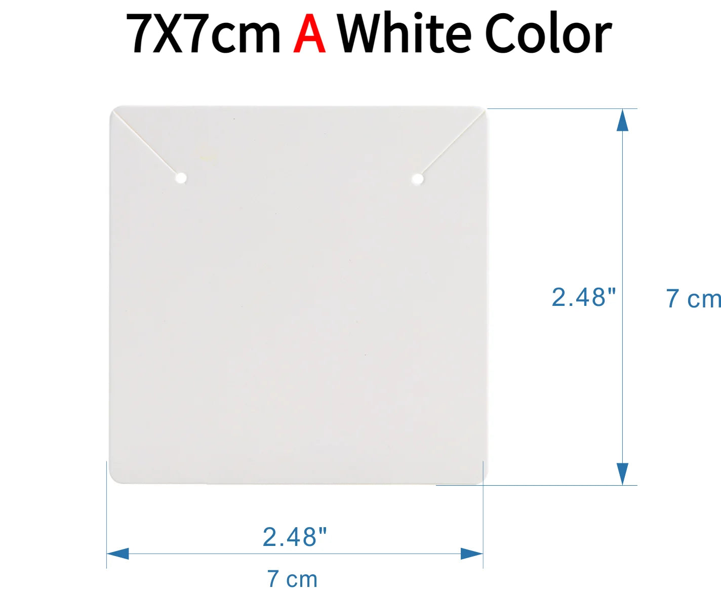 50pcs Opp Self-adhesive Plastic Bag Earrings Display Necklaces Cards For Jewelry Making Cardboard Paper DIY Packages Supply
