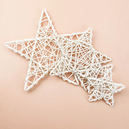 10/15/20CM Tree Root Vine Festival Star Wreath Home Decoration Accessories Wedding Background Diy Artificial Plants Wholesale