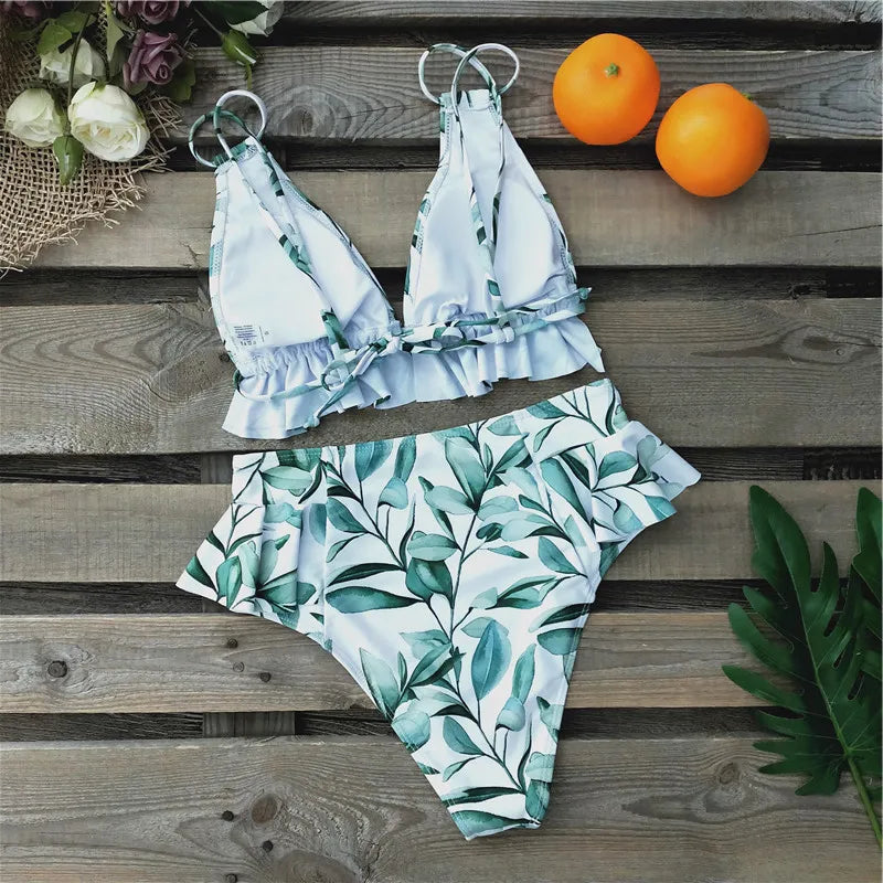 2024 Sexy Brazilian Bikinis Women Swimsuit Padded Swimwear Halter Bikini Set Push Up Beach Wear Bathing Suit Swimming Maillot