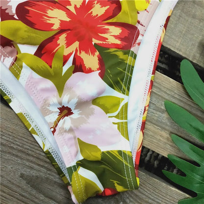 2024 Sexy Brazilian Bikinis Women Swimsuit Padded Swimwear Halter Bikini Set Push Up Beach Wear Bathing Suit Swimming Maillot