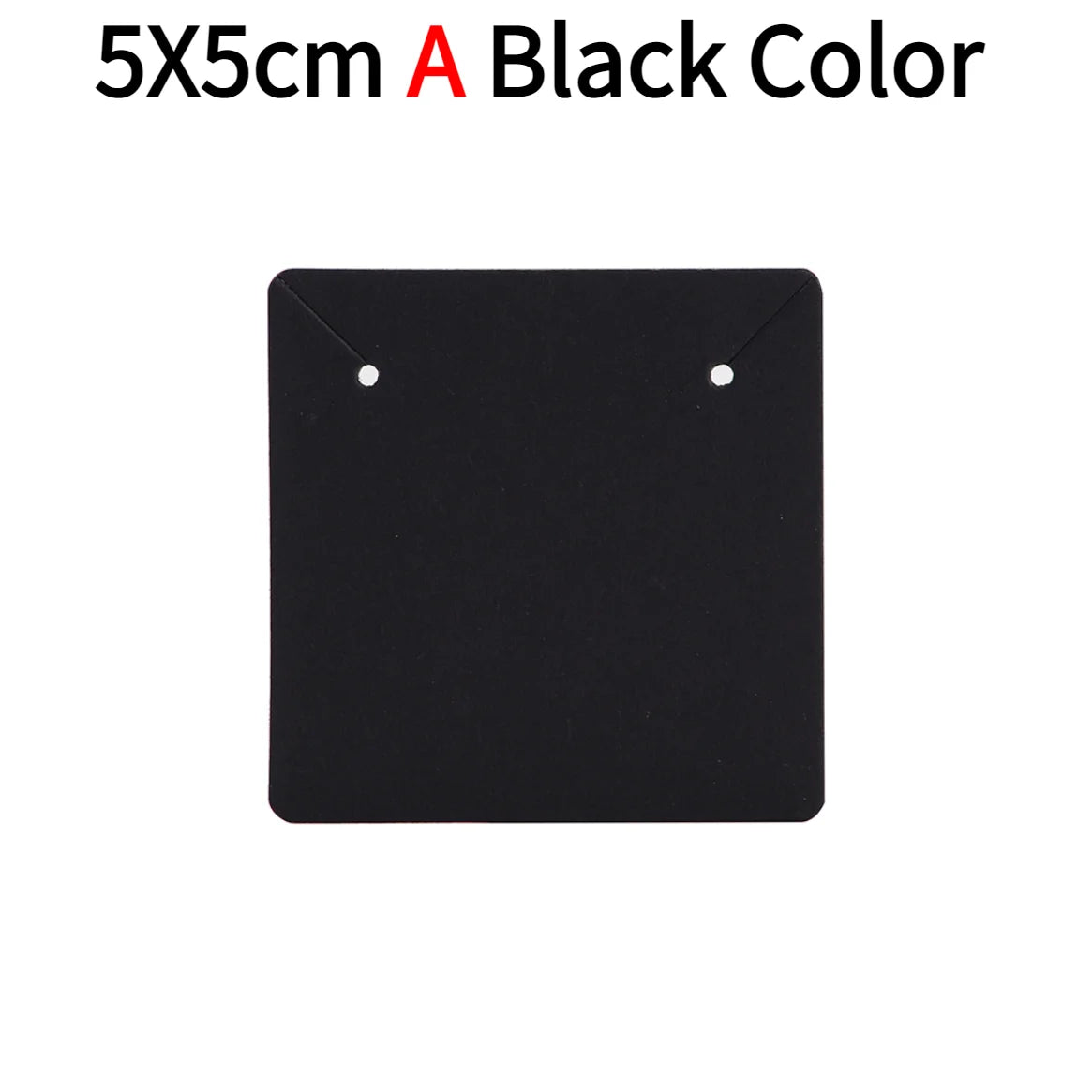 50pcs Opp Self-adhesive Plastic Bag Earrings Display Necklaces Cards For Jewelry Making Cardboard Paper DIY Packages Supply