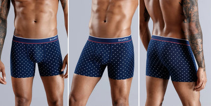 4pcs Boxers Men's Panties Underpants Man Boxer Underwear Cotton for Male Underpants Man Cotton Large Size Lot Soft
