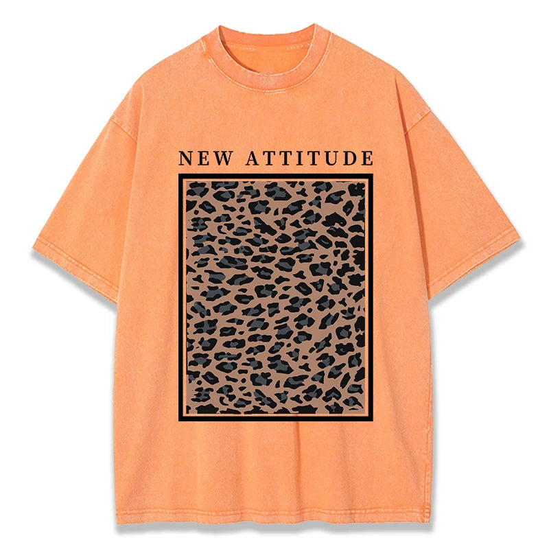 Yosemite National Papk Prints Washed T Shirts Women Cotton T-Shirts Distressed Oversized O-Neck Tops Summer Casual Woman Clothes