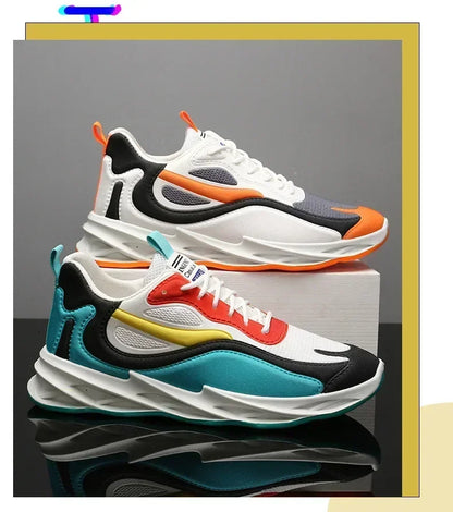 2025 summer new men's sports shoes Breathable comfortable casual shoes Men's fashion popular high quality sports shoes