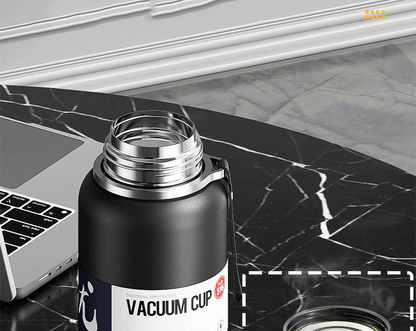 2L Thermal Water Bottle Large Capacity With Straw Stainless Steel Thermos Bottle Cold and Hot Water Bottle Sport Thermos Cup