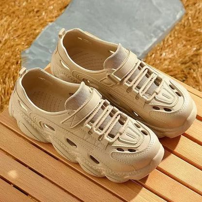 Trendy Men's Sandals Outdoor Wear Thickened Anti-slip Wear-resistant Fashion EVA Moulded Couples Clog Shoes Wholesale