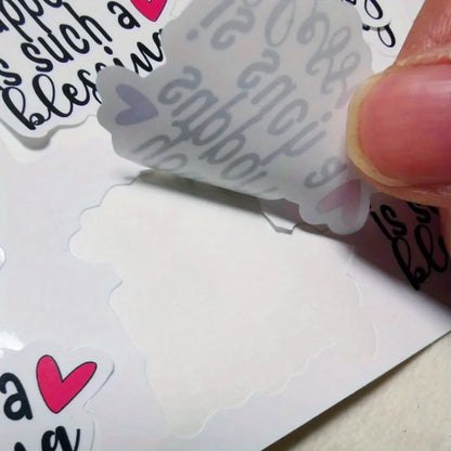 120pcs Your Support is Such a Blessing Stickers 1.6 inch Thank You for Your Support Stickers for Business Packaging