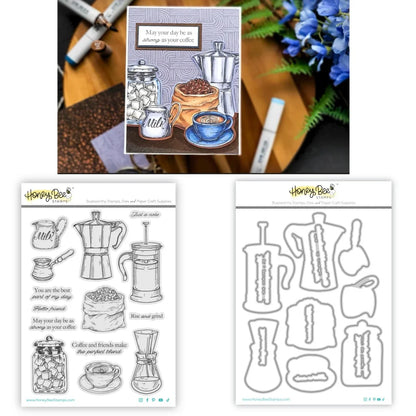 Thanksgiving Day 2025 Turkey Fall Pumpkin Leaves Coffee Cup Metal Cutting Dies Clear Stamp Stencil for DIY Making Card Scrapbook