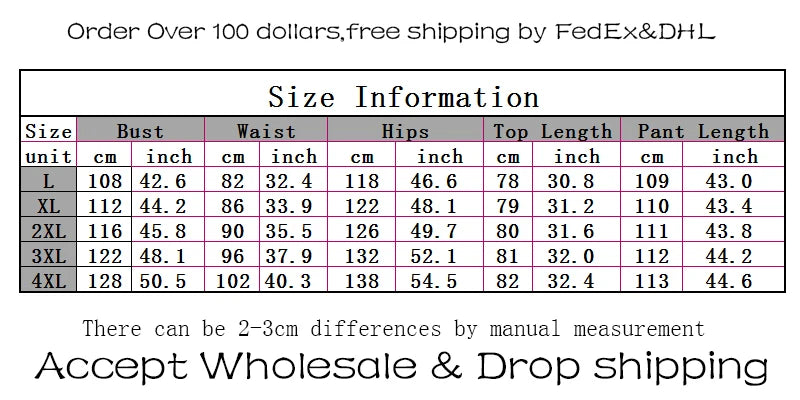 2 Piece Sets Outfits Loose T-shirt Long Pants Casual Elegant Woman Sets Female Fashion Suits Plus Size Free Shipping Wholesale