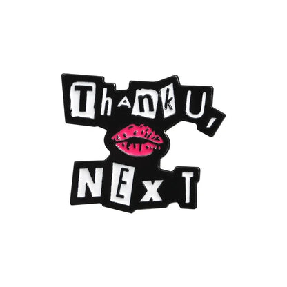 Thank U Next Enamel Pins Custom Arianator Club Funny Metal Brooches Backpack Clothes Lapel Badges Jewelry Gift for Kids Friends