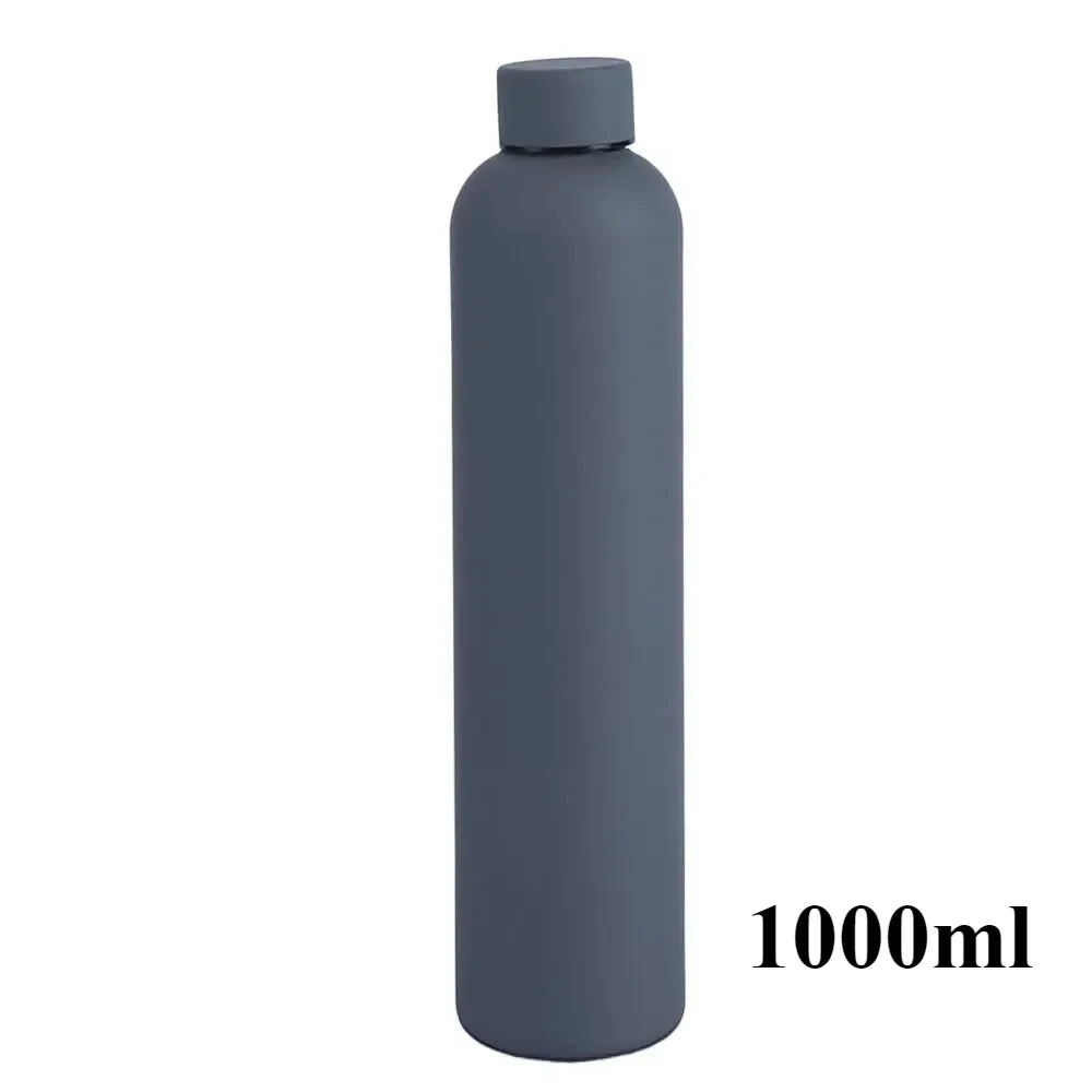 1000ML Double-Wall Stainless Steel Leak-proof Thermal Vacuum Flask Insulated Water Bottle Sports Coffee Straight Body Cup