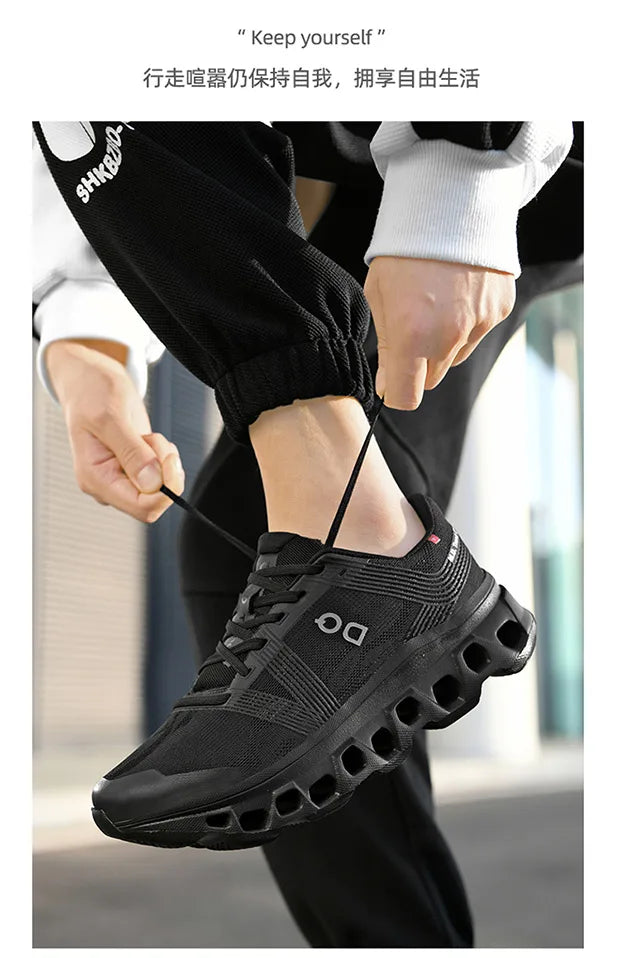 Spring Ultralight Men's Running Shoes Breathable Platform Casual Sneakers Man Outdoor Athletic Gym Tennis Shoes