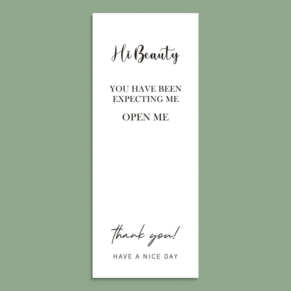 20-50Pcs Thank You Stickers Waterproof Seal Labels 6*15 Cm Packaging Stickers for Small Business Gift Decorate Stickers Supplies