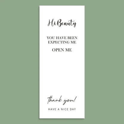 20-50Pcs Thank You Stickers Waterproof Seal Labels 6*15 Cm Packaging Stickers for Small Business Gift Decorate Stickers Supplies