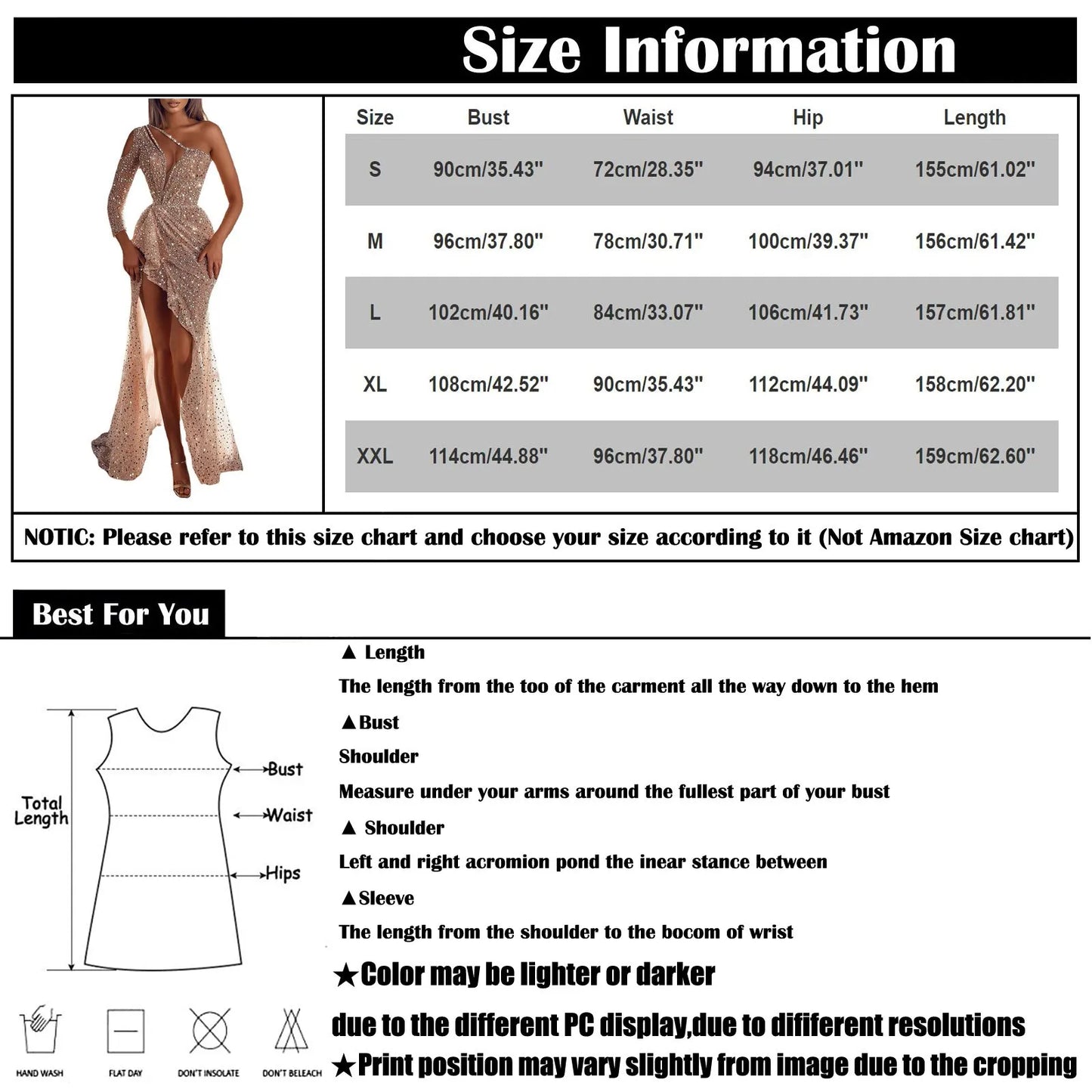 Women'S Fashion Sexy Gold Sprinkled One Shoulder Banquet Diamond Inlay Hip Wrap Evening Dress Ropa De Mujer Vestidos Para Mujer