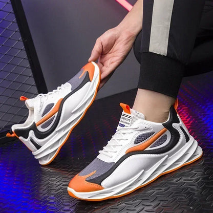 2025 summer new men's sports shoes Breathable comfortable casual shoes Men's fashion popular high quality sports shoes