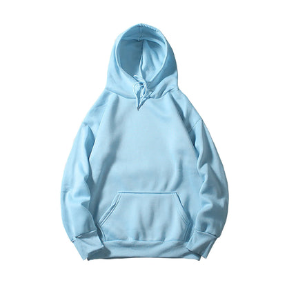 y2k Solid Minimalist Women's Hoodie, Long Sleeve With Pocket Casual Daily Wear 2024 Women Hoodies Autumn Sudadera de mujer