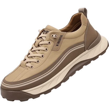 2025 High Quality Brand Men's Leather Casual Shoes Outdoor Hiking Shoes Anti Slip Wear-resistant Men's Hiking Shoes Breathable