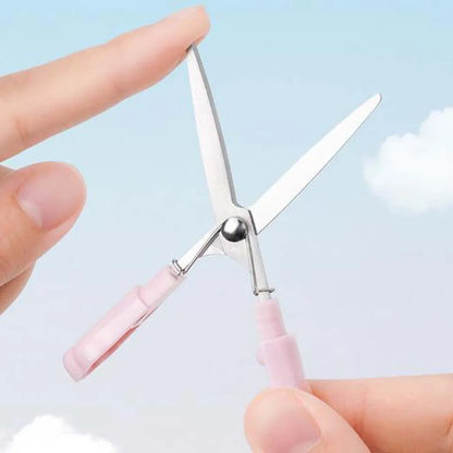 1PC Cute Cat Claw Portable Scissors, Creative Pen Ledger Tools, Gradient Stationery Scissors