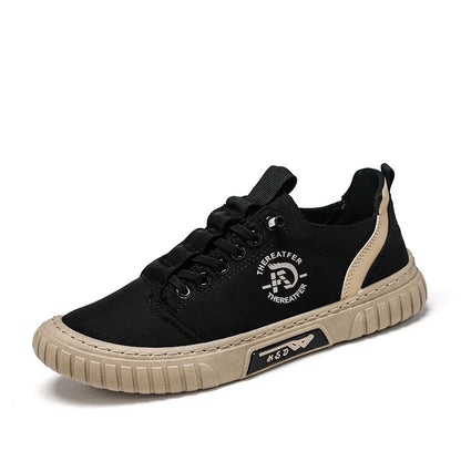 2025 Men Casual Shoes Breathable Black Sneakers Fashion Driving Walking Tennis Shoes for Male Skate Flats Zapatillas Hombre