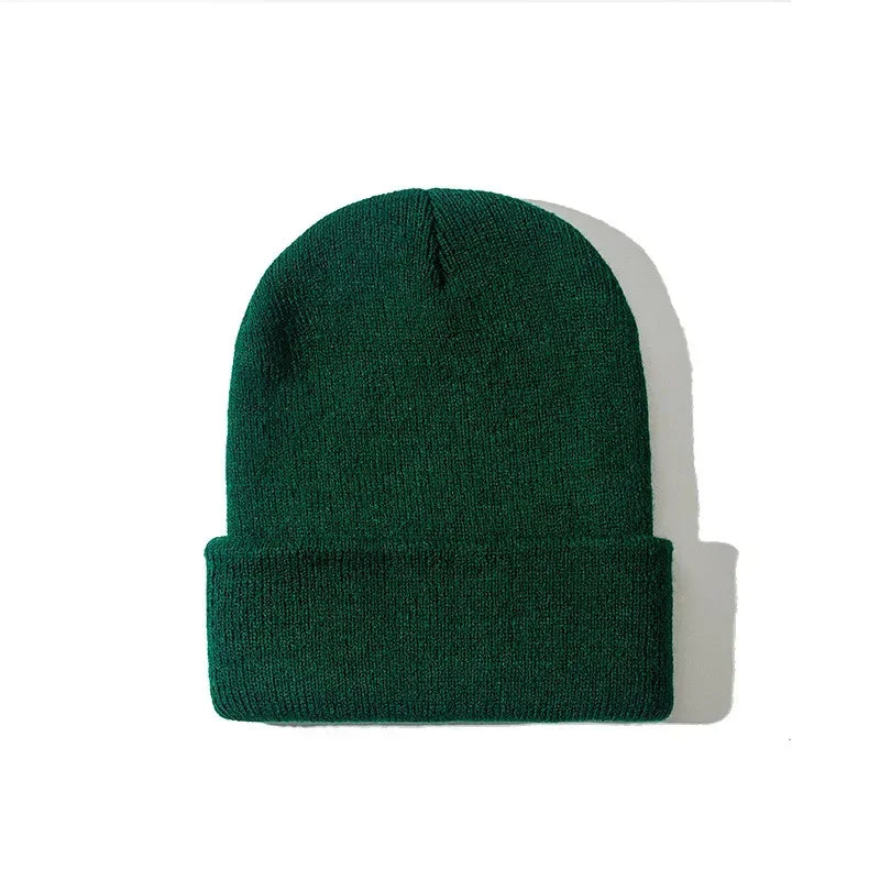 2019 Winter Hats for Woman Beanies Knitted Solid Cute Hat Girls Autumn Female Beanie Caps Warmer Bonnet Ladies Casual Cap Man