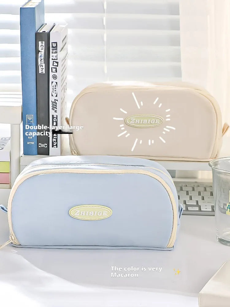 Stylish and Practical Pencil Bag with Large Capacity and Multiple Sections for Stationery Storage Pencil Case Back To School