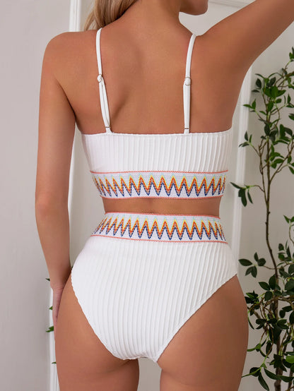 "2025 New Arrival: Stylish Padded Bikini Set - Sleeveless Two-Piece Swimsuit for Women"