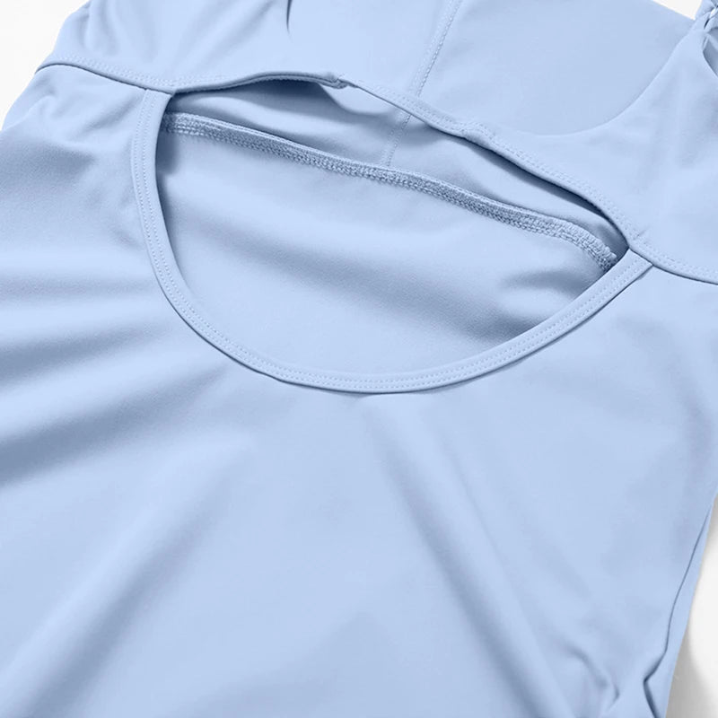 Sports Short Dresses Anti-Shine Breathable Women's Tracksuit Leisure Fitness Suits Running Golf Tennis Skirt Workout Clothing