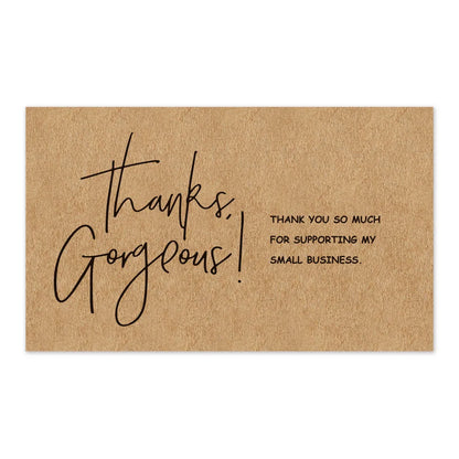 10-30pcs Natural Kraft Paper "beyond grateful" Cards Thank You Card For Small Shop Gift Decoration Card For Small Business Card